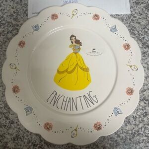 Rae Dunn Belle dinner plate